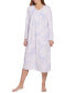 Фото #1 товара Women's Floral Pintucked Nightgown