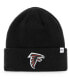 ფოტო #2 პროდუქტის Boys Black Atlanta Falcons Basic Cuffed Knit Hat