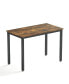 Rustic Dining & Bar Set, Industrial Style, 43.3"L X23.6"W X 29.9"H