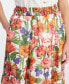 Фото #3 товара Petite Textured Floral-Print Maxi Skirt, Created for Macy's