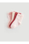 Фото #2 товара LCW baby Kendinden Desenli Kız Bebek Soket Çorap 5'li