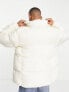 Columbia Puffect crinkle nylon puffer jacket in off white Exclusive at ASOS