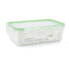 Lunch box Quid Greenery 1,4 L Transparent Plastic (Pack 4x)