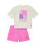 Puma Sm X 2 Piece Jersey Woven Car Crew Neck Short Sleeve Set Toddler Girls Size