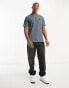 Timberland t-shirt in mountain back print in grey