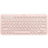 Фото #1 товара Беспроводная клавиатура Logitech K380 Розовый Испанская Qwerty