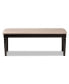 Giovanni Modern and Contemporary Fabric Upholstered Dining Bench