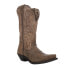 Фото #2 товара Laredo Access Wide Calf Snip Toe Cowboy Womens Brown Casual Boots 51079