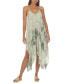 Фото #3 товара Tie-Dye Handkerchief-Hem Cover-Up Dress