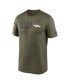 Фото #3 товара Men's Olive Denver Broncos Salute to Service Legend Team T-Shirt