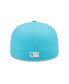 Фото #3 товара Men's Blue Los Angeles Dodgers Vice Highlighter Logo 59FIFTY Fitted Hat