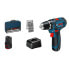 Bosch Akku-Bohrschrauber GSR 12V-15 2x 2,0 Ah Akku + Lader inkl. Bit-Set 25