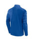 ფოტო #2 პროდუქტის Men's Royal Florida Gators Ringer Quarter-Zip Top