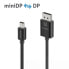 PureLink IS2121-020 - 2 m - Mini DisplayPort - DisplayPort - Male - Male - 3840 x 2160 pixels