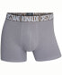 ფოტო #8 პროდუქტის Men's Cotton Blend Trunks in Travel Bag, Pack of 5