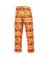 ფოტო #2 პროდუქტის Men's Orange Syracuse Orange Swivel Long Sleeve T-shirt and Pants Sleep Set