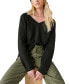 ფოტო #5 პროდუქტის Women's Cloud Soft V-Neck Sweater