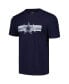 Фото #3 товара Men's Navy Dallas Cowboys Retro Striper T-Shirt