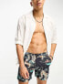 Фото #5 товара AllSaints lani 2 pack swim shorts in black multi