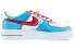 【定制球鞋】 Nike Air Force 1 Low 二次元涂鸦风 机器猫元素 蓝白可爱风 低帮 板鞋 男款 蓝红白 / Кроссовки Nike Air Force CW2288-111