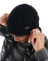 Sean John script flag beanie in black