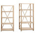 Shelves Brown Wood (40 x 160 x 105 cm)