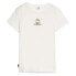 Фото #1 товара Puma Sportswear Worldwide Graphic Crew Neck Short Sleeve T-Shirt Womens White Ca