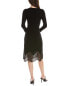 Allsaints Milly Wool & Cashmere-Blend Midi Dress Women's Black Xs