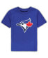 ფოტო #1 პროდუქტის Toddler Boys and Girls Royal Toronto Blue Jays Team Crew Primary Logo T-shirt