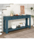 Фото #1 товара Console Table/Sofa Table With Storage Drawers And Bottom Shelf For Entryway Hallway
