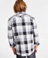 Фото #2 товара Men's Burke Regular-Fit Plaid Button-Down Shirt, Created for Macy's