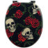 Premium Wc Sitz - Rose Skull - фото #2