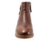 Softwalk Roselle S2256-200 Womens Brown Wide Leather Ankle & Booties Boots