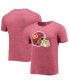 Фото #2 товара Men's Burgundy Washington Football Team Alternative Logo Tri-Blend T-shirt