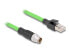 Delock M12 Kabel X-kodiert 8 Pin Stecker zu RJ45 PUR TPU 1 m - Cable - Network