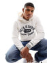 Фото #1 товара Tommy Hilfiger monotype collegiate hoodie in ancient white