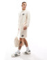 The Couture Club co-ord emblem knitted shorts in off white