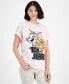 Фото #1 товара Juniors' Tom & Jerry Graphic Boyfriend T-Shirt