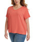 Plus Size V-Neck T-Shirt