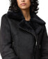 ფოტო #2 პროდუქტის Women's Phoebe Faux Sherpa Coat