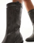 Фото #2 товара Glamorous western knee boots in Grey