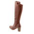 Фото #10 товара Softwalk Katia S1854-255 Womens Brown Narrow Leather Zipper Knee High Boots
