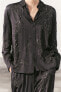 Zw collection beaded embroidery shirt