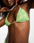 Фото #6 товара Motel pami bikini top in paisley abstract green