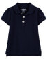 Фото #4 товара Toddler Navy Piqué Polo Shirt 2T