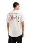 Фото #1 товара The North Face Topographic backprint logo t-shirt in off white