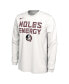 Фото #3 товара Men's and Women's White Florida State Seminoles 2024 On-Court Bench Energy Long Sleeve T-shirt