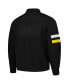 ფოტო #2 პროდუქტის Men's and Women's Black Golden State Warriors Stitch Applique Full-Zip Bomber Jacket