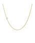 Фото #4 товара Zoe Lev diamond Asymmetrical Initial 14K Yellow Gold Necklace