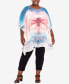 Фото #4 товара Plus Size Watercolor Poncho Shirt Top